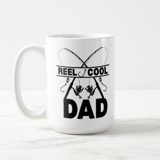 Cooler Vater Fischerei T-Shirt Kaffeetasse