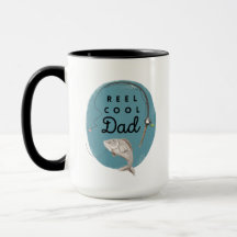 Cooler Vater Fischerei Tasse