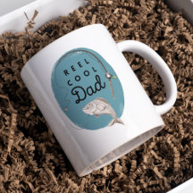 Cooler Vater Fischerei Tasse