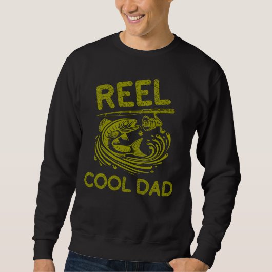 Cooler Vater, Fischleben Sweatshirt (Vorderseite)