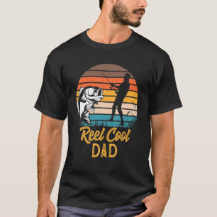 Cooler Vater Funny Bass Fishing Gabe für Vater und T-Shirt