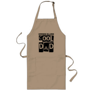 Cooler Vater Funny Typografy Add Name oder Text Lange Schürze