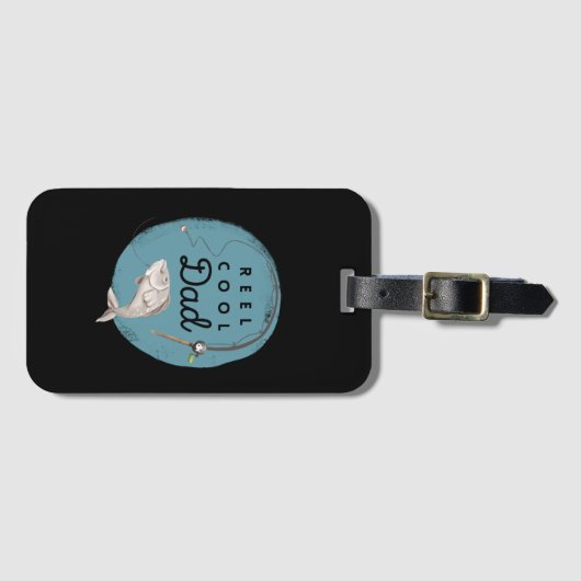 Cooler Vater - Gepäckmarke Gepäckanhänger (Vorderseite (Horizontal))