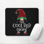 Cooler Vater Gnome Xmas Familie Matching Kariert C Mousepad (Mit Mouse)