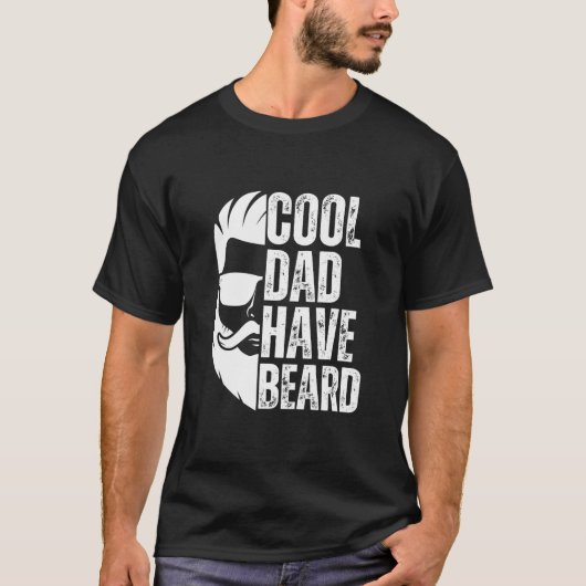 Cooler Vater hat Bart T-Shirt (Vorderseite)