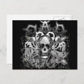 Cooler VATER in Schmiedeeisen und -geschenken Postkarte (Vorne/Hinten)