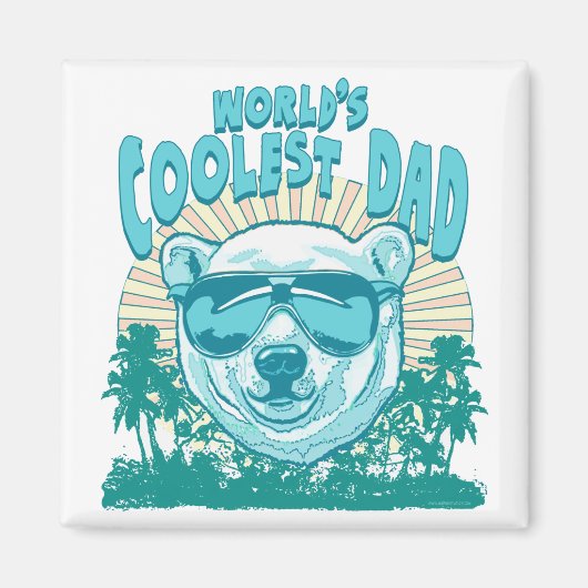 Cooler Vater je Gear von Mudge Magnet (Vorne)