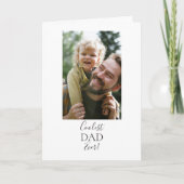 Cooler Vater je! Karte (Vorderseite)