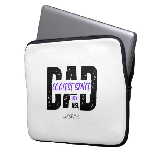 Cooler Vater Laptopschutzhülle (Vorderseite Links)