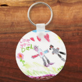 Cooler Vater Schlüsselanhänger (Vorderseite)