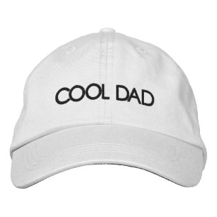 Cooler Vater Schwarz personalisierter Brauch Bestickte Baseballkappe