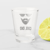 Cooler Vater | Sie können die Grafikfarbe ändern Schnapsglas (Rückseite)