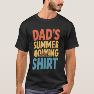 Cooler Vater Sommer Rasen mähen Rasenpflege Vater  T-Shirt