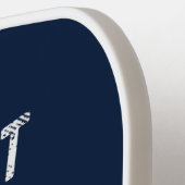 Cooler Vater Sommerpopulation Personalisiert Pickleball Schläger (Linke Seite)