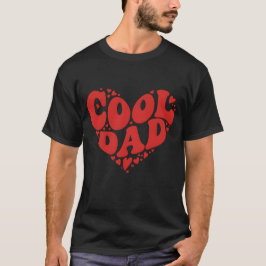 Cooler Vater - Tag des kalten roten Herzens T-Shirt
