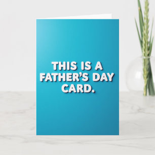 Cooler-Vater-Typografie-Karte Karte