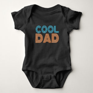 Cooler Vater Vatertag Neon Typografie Bodysuit Baby Strampler