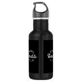 Cooler Vater Wasserflasche aus Edelstahl (Rückseite)