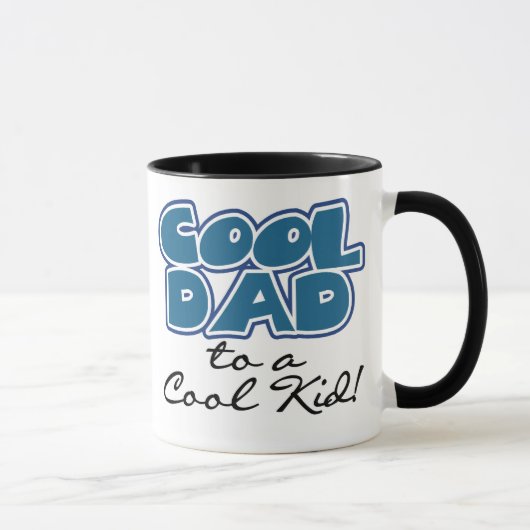 Cooler Vater zu einem coolen Kind Tasse (Rechts)