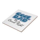 Cooler Vater zu einem Coolen Kindergeschenk Fliese (Seite)