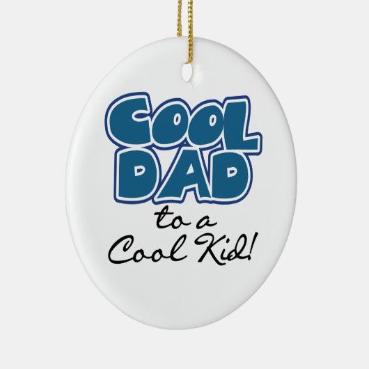 Cooler Vater zu einem Coolen Kindergeschenk Keramikornament (Rechts)