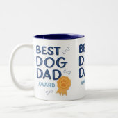 Cooler Vatertag Bester Hund Vater Tasse (Links)