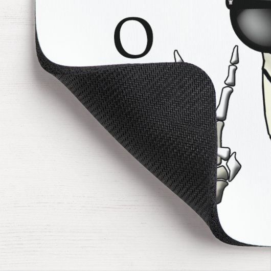 Cooler Vati - Obeatnik-Schädel Mousepad (Ecke)