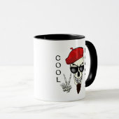 Cooler Vati - Obeatnik-Schädel Tasse (VorderseiteRechts)