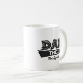 Cooler Vati zitiert Tassen-Vater der Mann-Mythos Kaffeetasse (VorderseiteRechts)