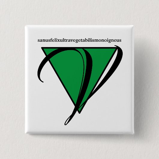 Cooler Veganer Button (Vorderseite)