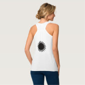 Cooler Veganer Racerback-Tank Tank Top (Rückseite Vollansicht)