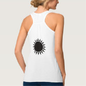Cooler Veganer Racerback-Tank Tank Top (Rückseite)