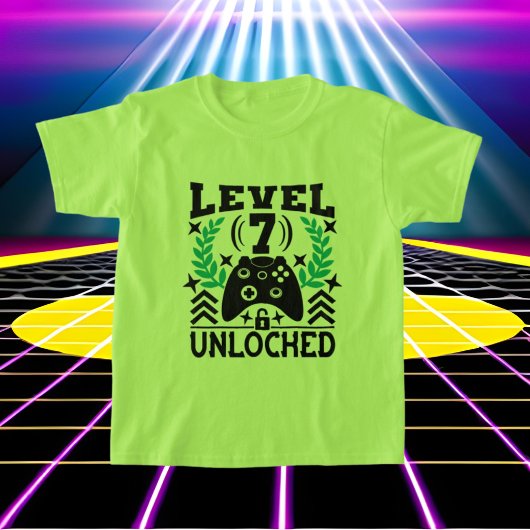 cooler Videospiel unisex 7. Geburtstag T - Shirt