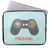 Cooler Videospielcontroller Kids Personalisiert Laptopschutzhülle (Vorderseite)