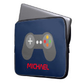 Cooler Videospielcontroller Kids Personalisiert Laptopschutzhülle (Vorderseite Links)