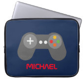 Cooler Videospielcontroller Kids Personalisiert Laptopschutzhülle (Vorderseite)