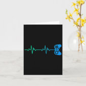 Cooler Videospielcontroller von Heartbeat Karte (Gelbe Blume)