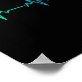 Cooler Videospielcontroller von Heartbeat Poster (Ecke)