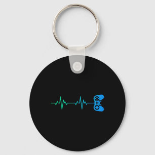 Cooler Videospielcontroller von Heartbeat Schlüsselanhänger