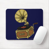 Cooler Vintager Grammophon mousepad Entwurf (Mit Mouse)