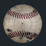 Cooler Vintager Grunge-Baseball Dartscheibe<br><div class="desc">Fügen Sie ustom Text/Namen/Zahl in der Mitte hinzu,  wenn Sie gewünscht werden. Ursprünglicher Entwurf durch ©riverme*2012.</div>