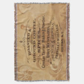 Cooler Vintager Kaffee Decke (Vorderseite Vertikal)