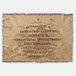 Cooler Vintager Kaffee Decke