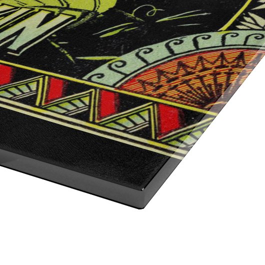 cooler Vintager Kürbis Herbst Saison Schneidebrett (Ecke)