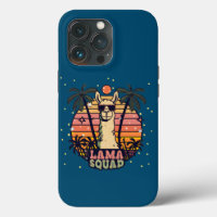Cooler Vintager Retro Llama Squad