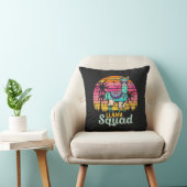 Cooler Vintager Retro Llama Squad Kissen (Stuhl )