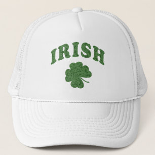 Cooler Vintager Stil Irish Green Irish Kleeblatt H Truckerkappe