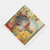 cooler Vintager Urlaub Serviette (Ecke)