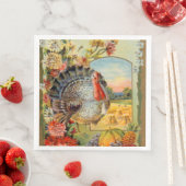 cooler Vintager Urlaub Serviette (Beispiel)