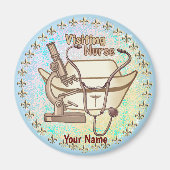 Cooler Visiting Nurse-Magnet Magnet (Vorne)